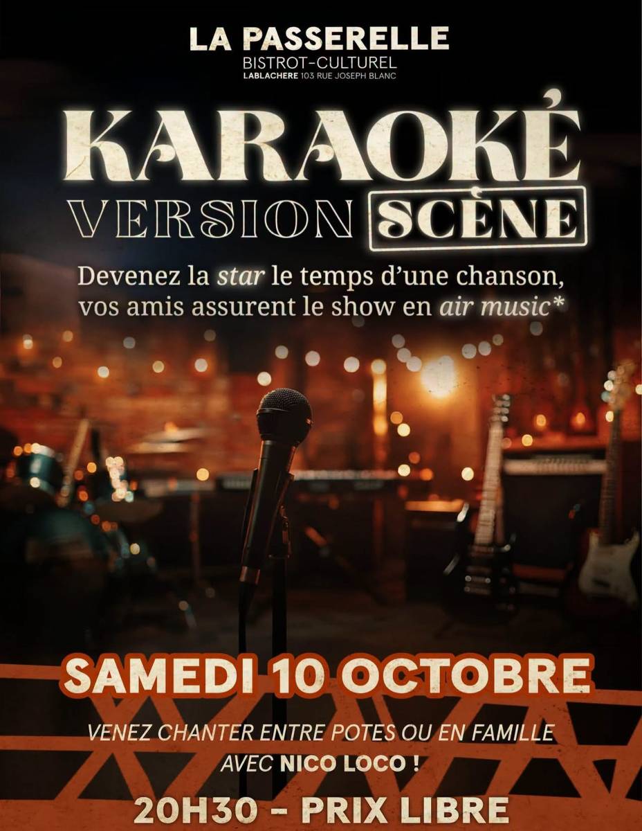 Karaoké version scène avec Niko Loco