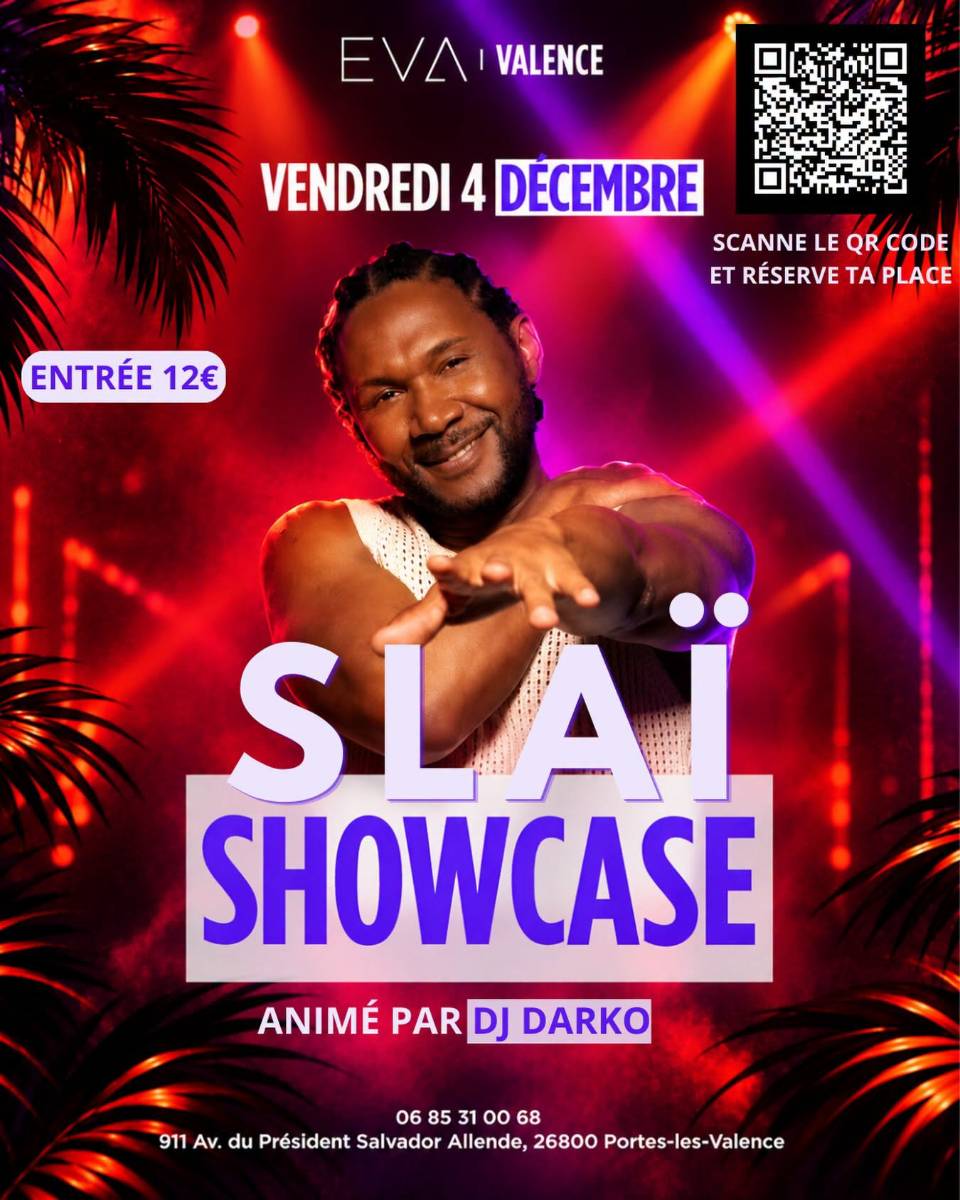 Slaï en showcase à EVA Valence