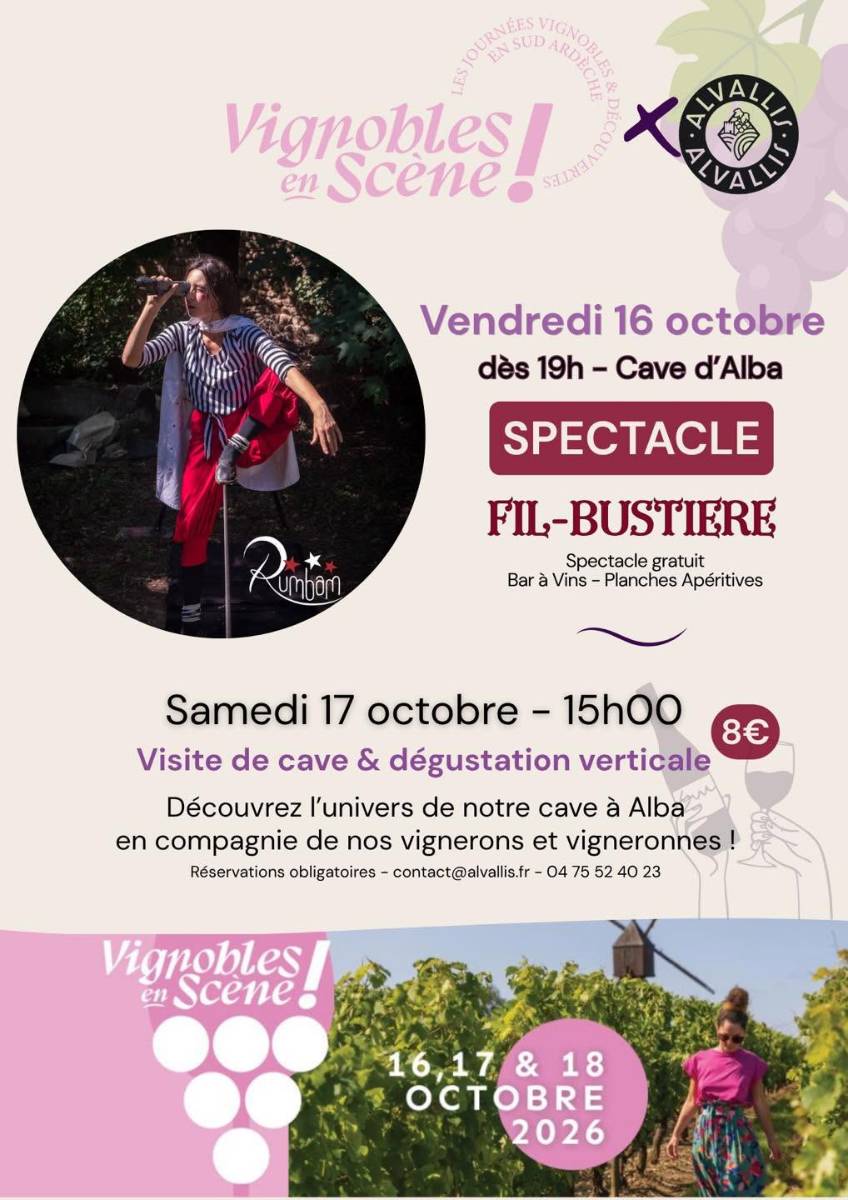 Vignobles en scène à la Cave d’Alba