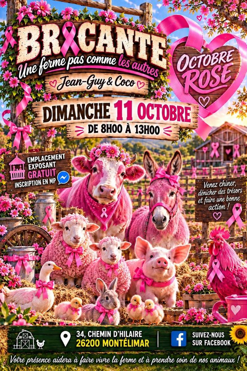 Brocante – Octobre rose