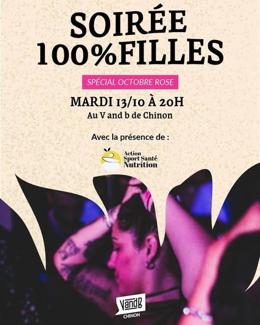 Octobre rose : soirée 100 % filles