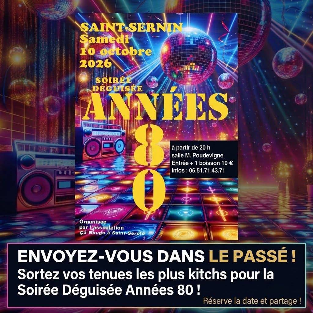 Soirée déguisée années 80