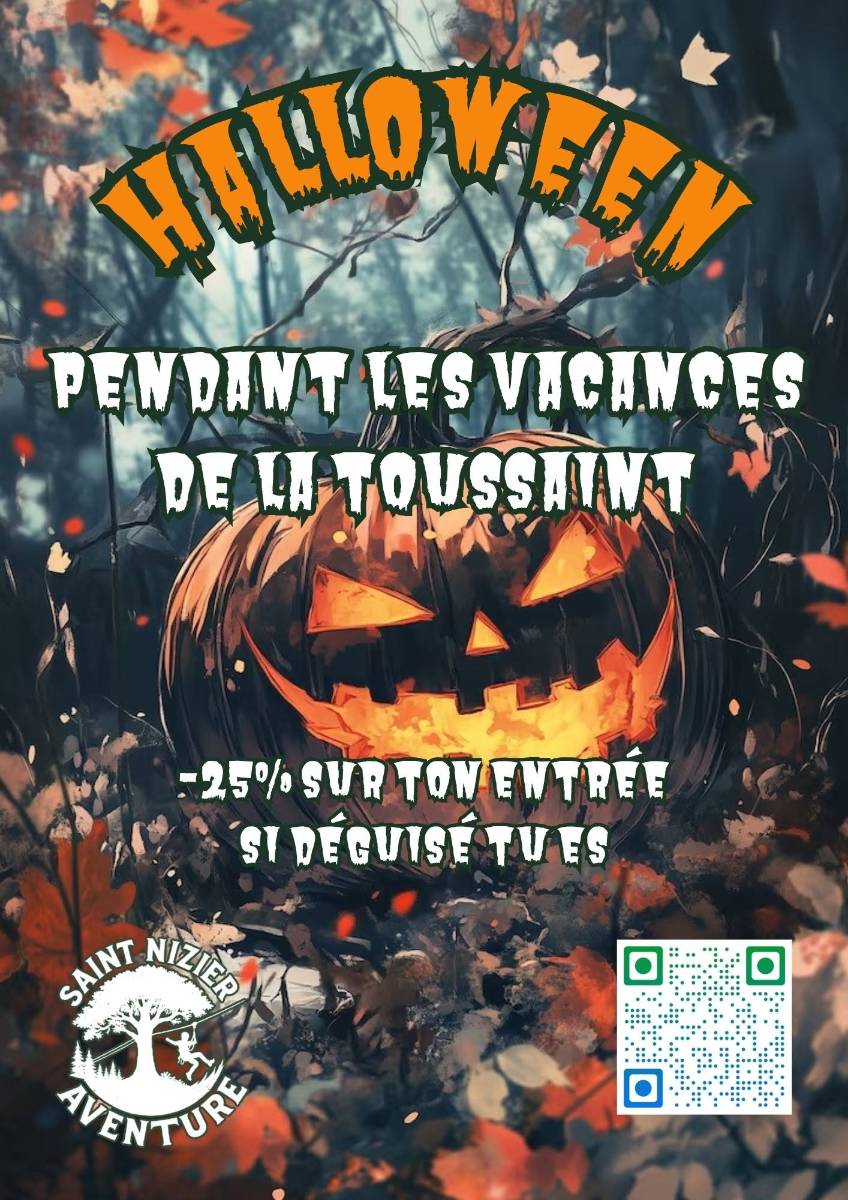 Halloween au parc aventure de Saint Nizier du Moucherotte