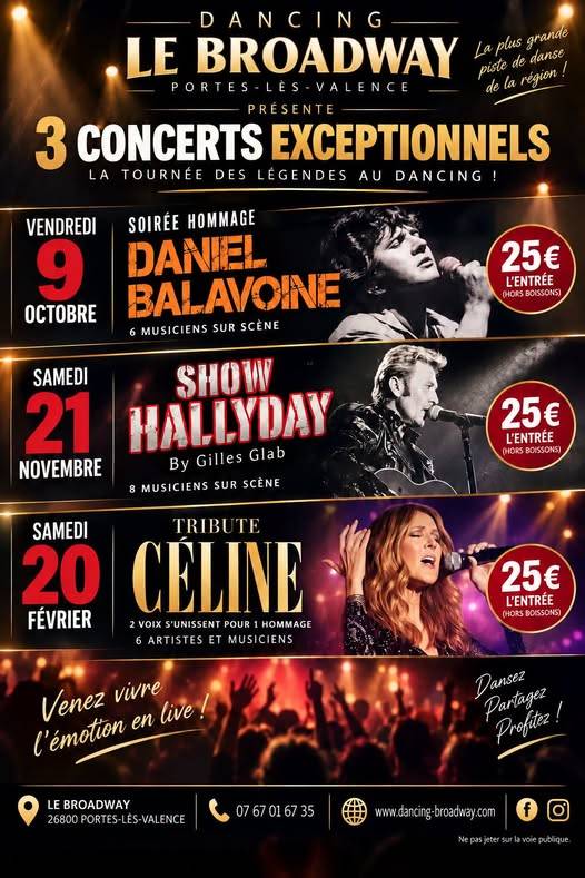 3 concerts exceptionnels pour une tournée des légendes en live