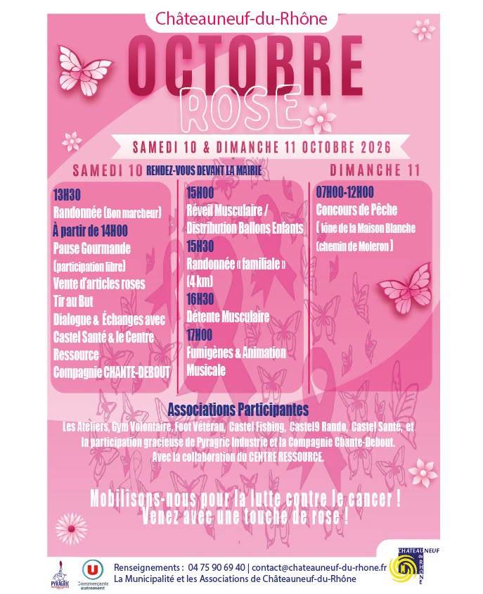 Octobre Rose à Châteauneuf-du-Rhône