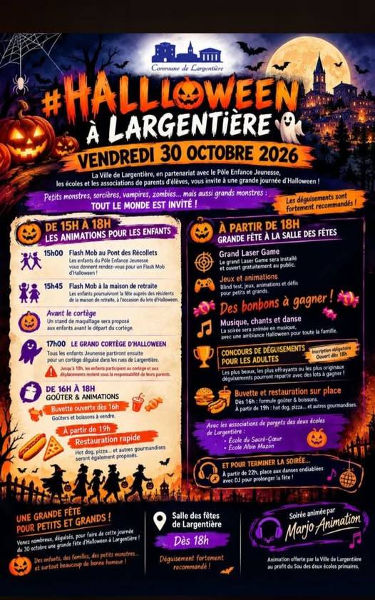 Halloween à Largentière