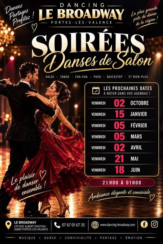 Soirées Danses de Salon au Broadway