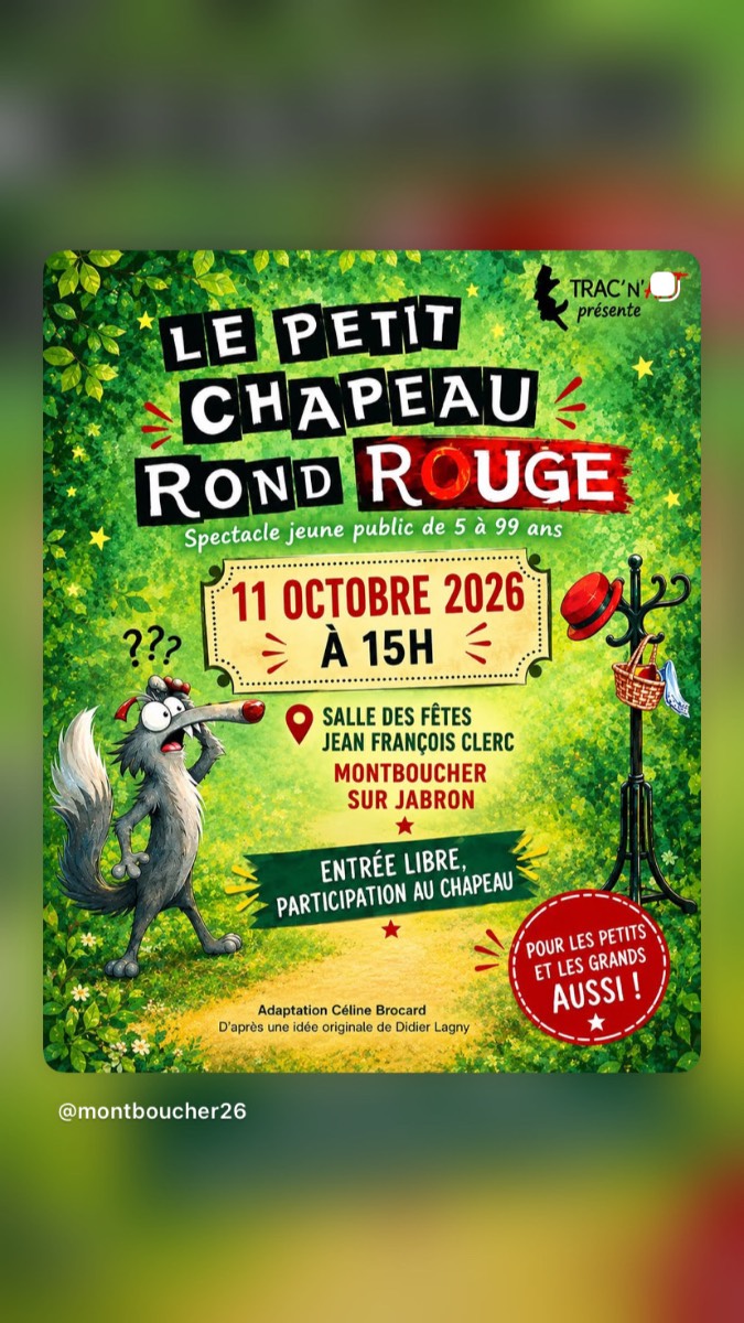 Le petit chapeau rond rouge